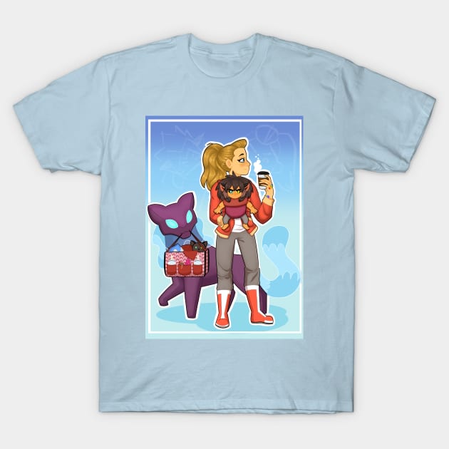 babysitting Catra T-Shirt by dragonlord19